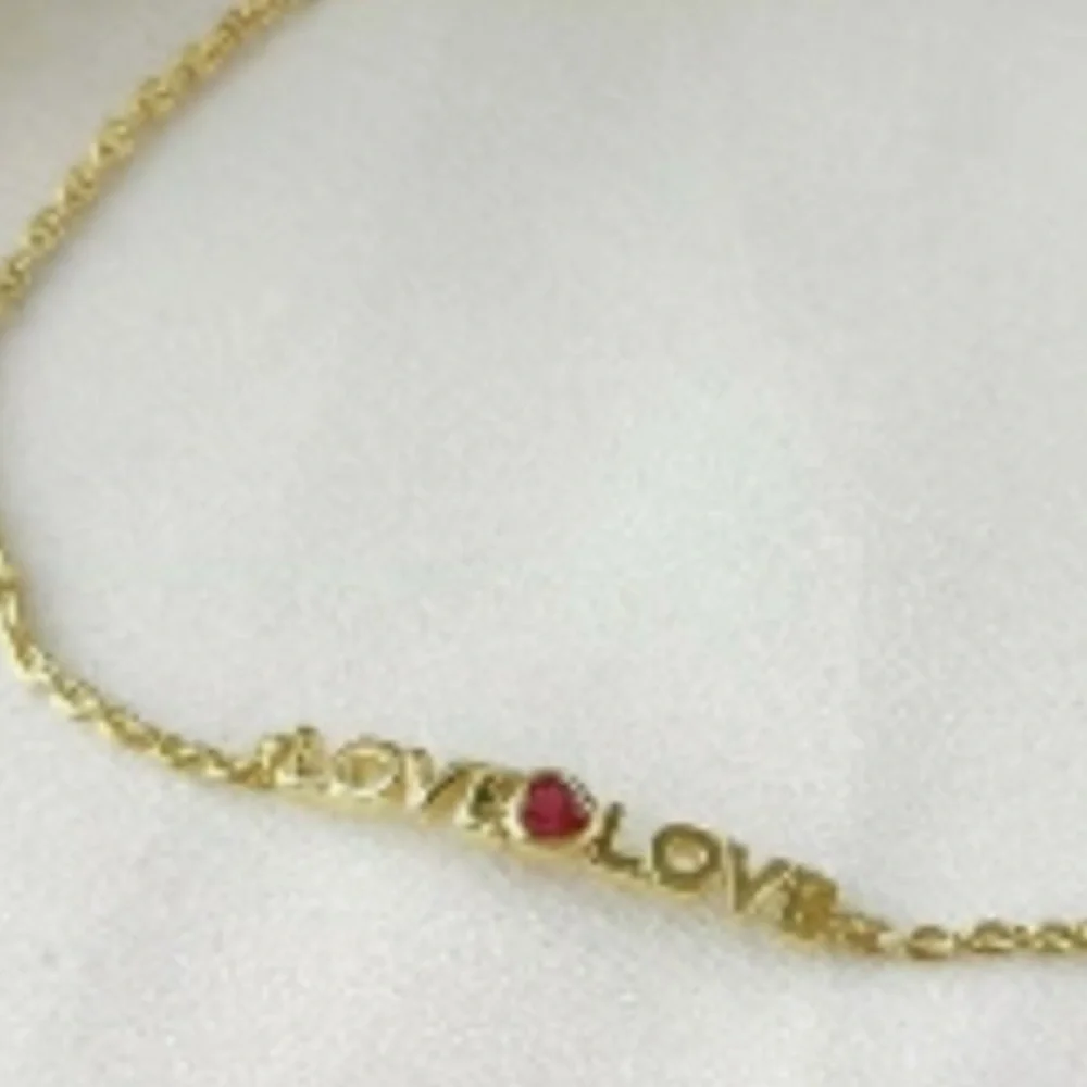 kate spade Love You, Mom Gold-Toned Bracelet with Red Gemstone - Picture 2 of 4